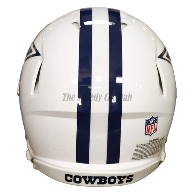 Dallas Cowboys White Matte Authentic Speed Helmet New In Box 25784