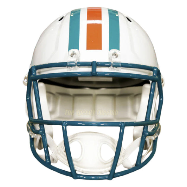 Miami Dolphins 1980-96 Riddell Throwback Replica Helmet – The Speedy Cheetah