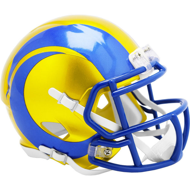 LA Rams Flash Mini Football Helmet – The Speedy Cheetah