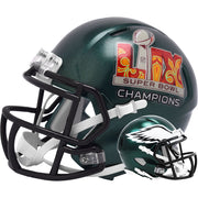 Philadelphia Eagles Riddell Speed Mini Helmet - Super Bowl Champs