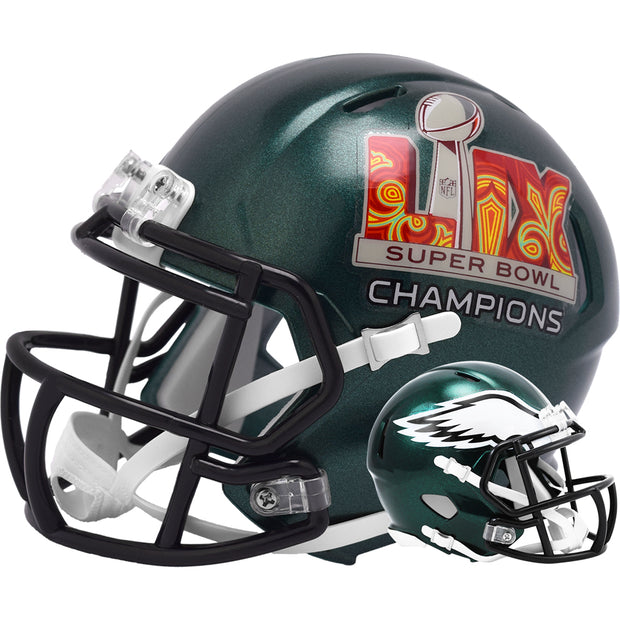 Philadelphia Eagles Riddell Speed Mini Helmet - Super Bowl Champs