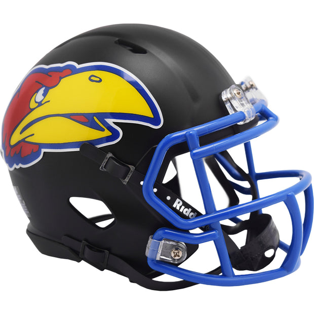 Kansas Jayhawks Riddell Speed Mini Helmet - Black