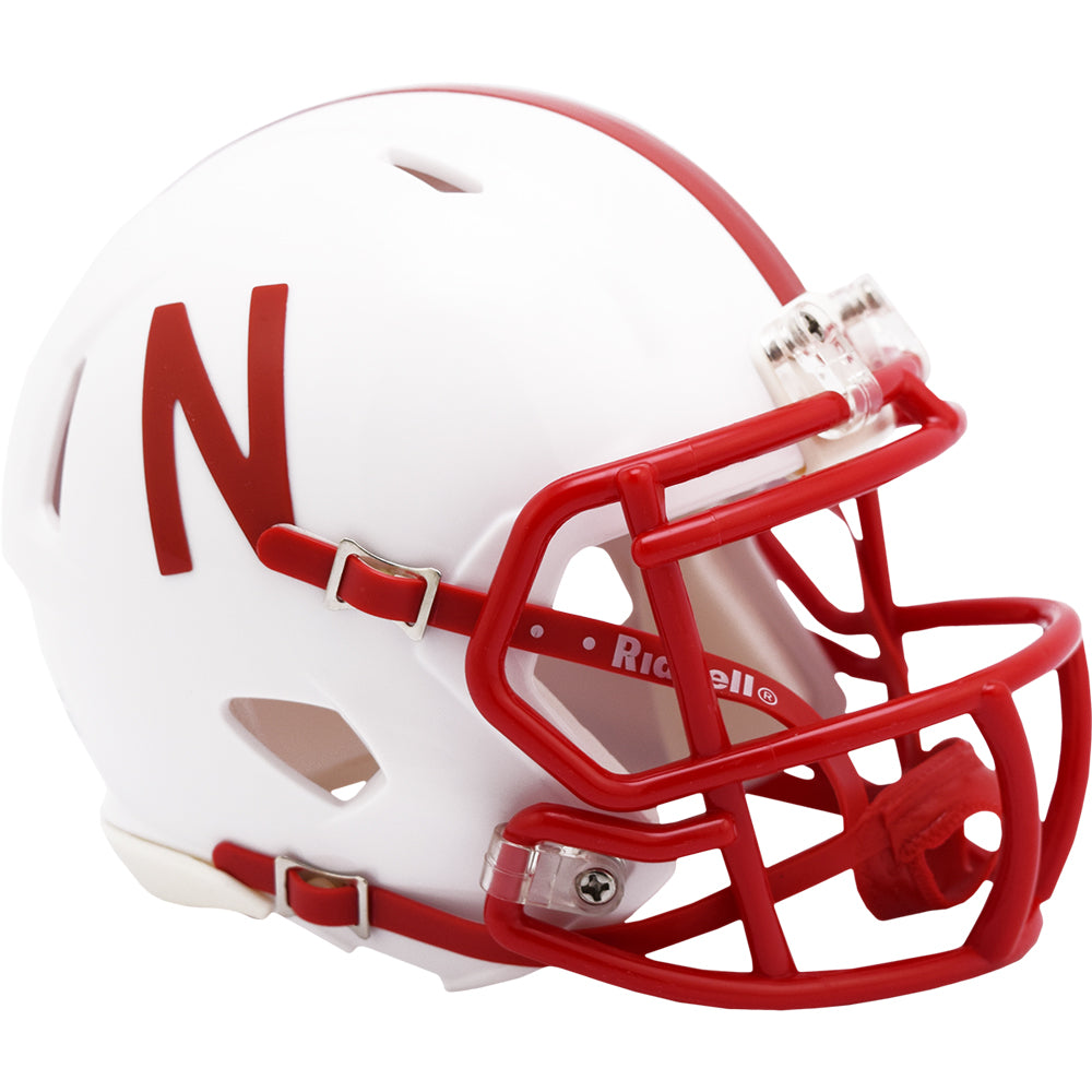 Nebraska Huskers Riddell LUNAR Alternate Revolution Speed Authentic  Football Helmet