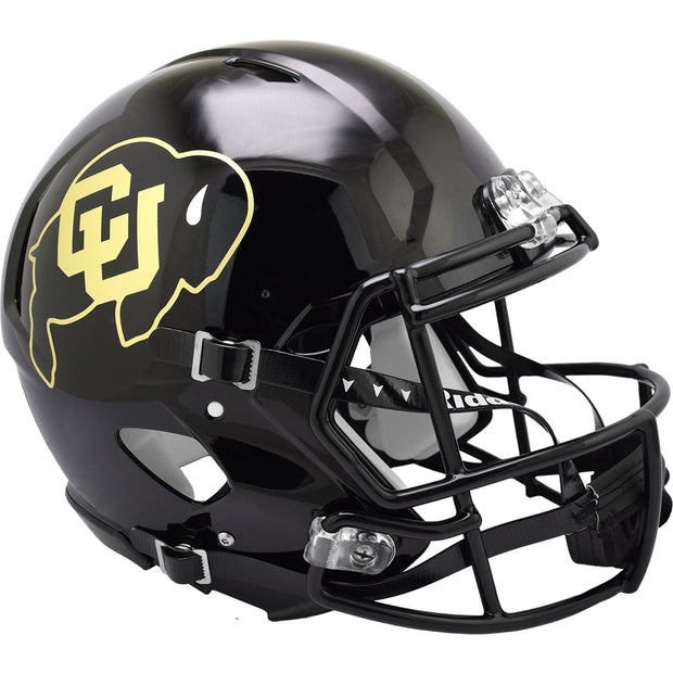 Colorado Buffaloes Riddell Speed Authentic Helmet - Black