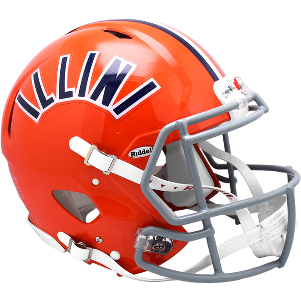 Illinois Fighting Illini Riddell Speed Authentic Helmet - Throwback 1971-1987