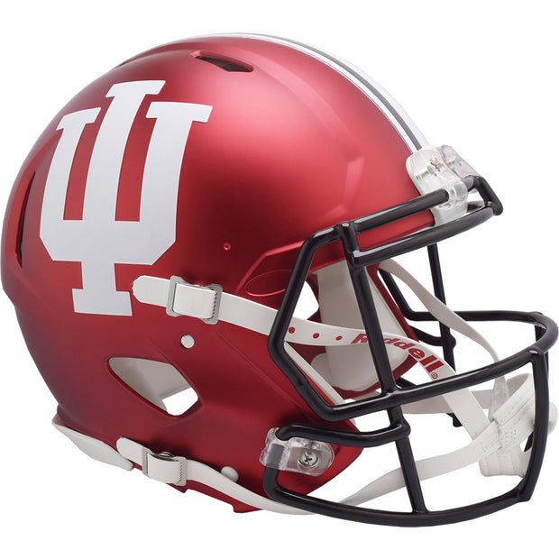 Indiana Hoosiers Riddell Speed Authentic Helmet - Anodized Crimson