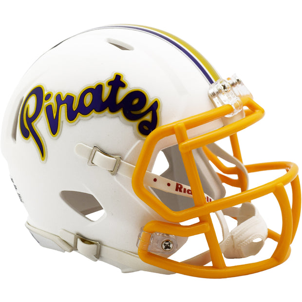 ECU Pirates Riddell Speed Replica Helmet - White