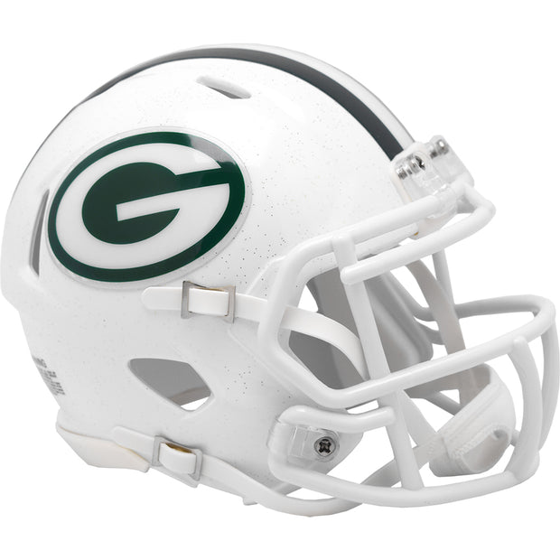 Green Bay Packers Riddell Speed Mini Helmet - White Alternate