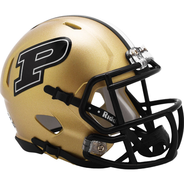 Purdue Boilermakers Riddell Speed Mini Helmet - Gold