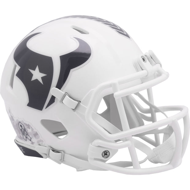 Houston Texans Riddell Speed Mini Helmet - Salute To Service 2024