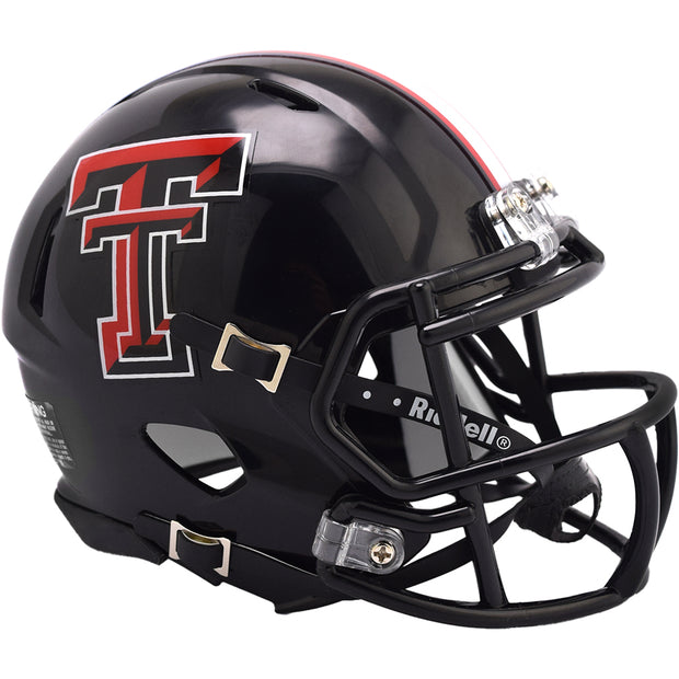 Texas Tech Red Raiders Riddell Speed Mini Helmet - Black