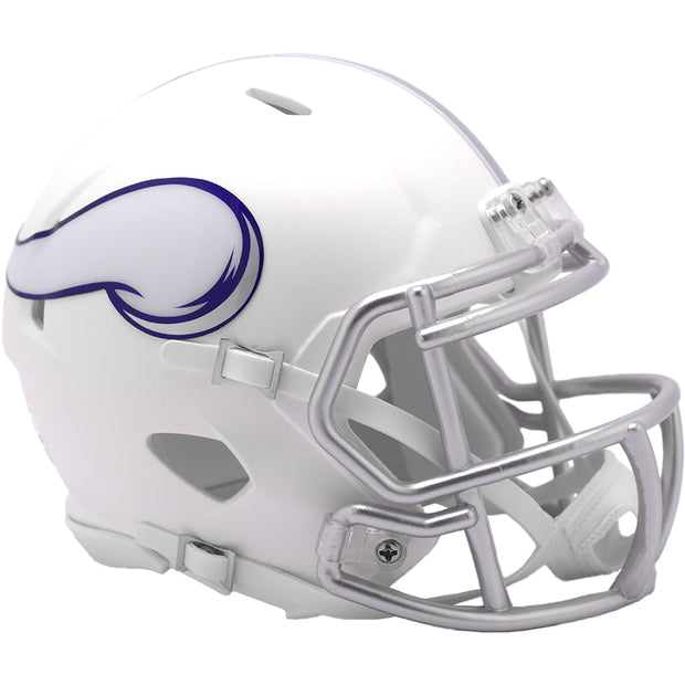 Minnesota Vikings Riddell Speed Mini Helmet - White Alternate