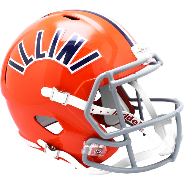 Illinois Fighting Illini Riddell Speed Replica Helmet - Throwback 1971-1987