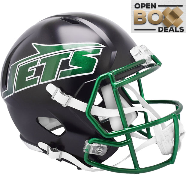 New York Jets Riddell Speed Replica Helmet - Black Alternate - OPEN BOX