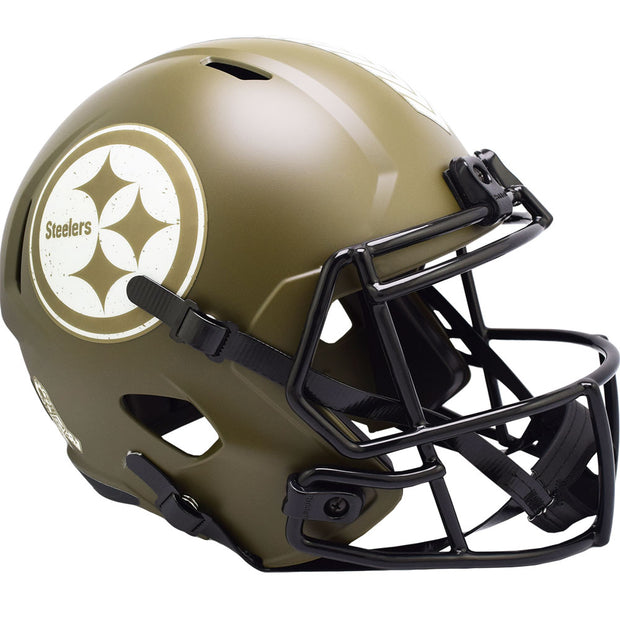 Pittsburgh Steelers Riddell Speed Replica Helmet - Salute To Service