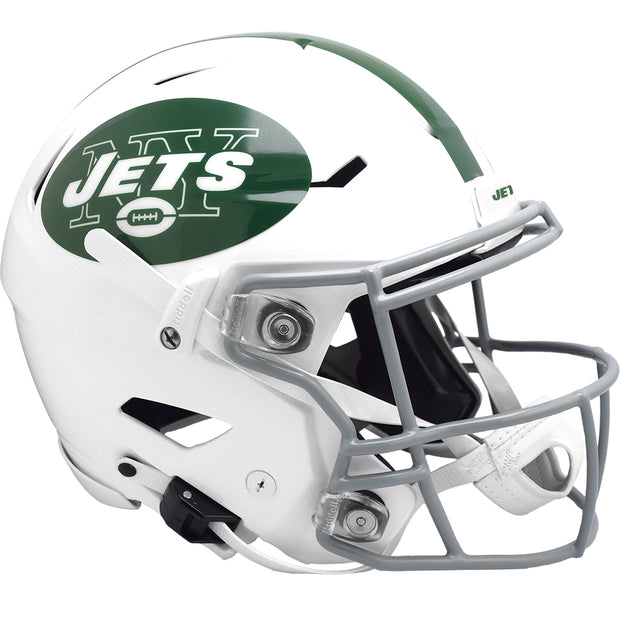 NY Jets Riddell SpeedFlex Authentic Helmet - White Alternate