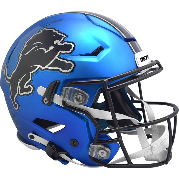 Detroit Lions Riddell SpeedFlex Authentic Helmet - Blue Alternate 2