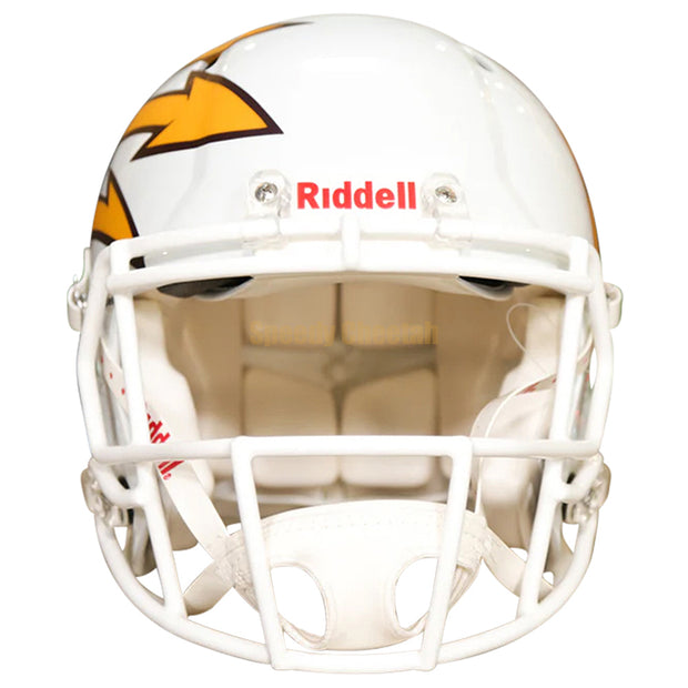 ASU Sun Devils Riddell Speed Authentic Helmet - White Metallic 85