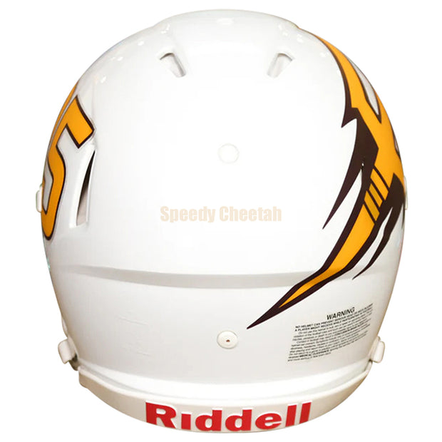 ASU Sun Devils Riddell Speed Authentic Helmet - White Metallic 85