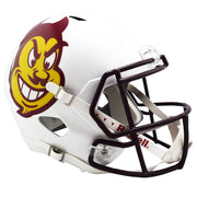 ASU Sun Devils Riddell Speed Replica Helmet - White Sparky