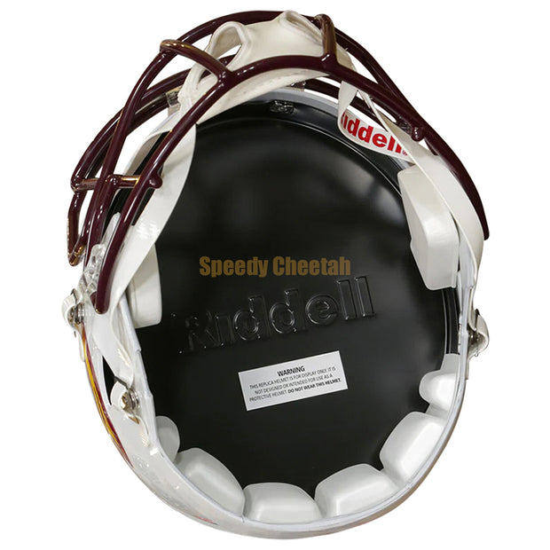 ASU Sun Devils Riddell Speed Replica Helmet - White Sparky