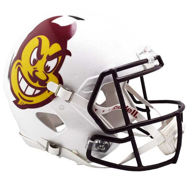 ASU Sun Devils Riddell Speed Authentic Helmet - White Sparky