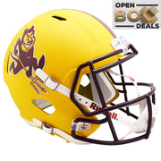 ASU Sun Devils Riddell Speed Replica Helmet - Yellow Sparky - OPEN BOX