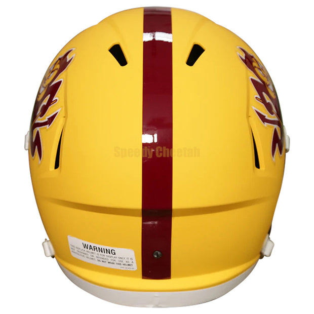 ASU Sun Devils Riddell Speed Replica Helmet - Yellow Sparky