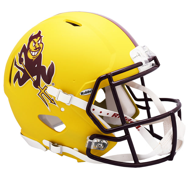 ASU Sun Devils Riddell Speed Authentic Helmet - Yellow Sparky