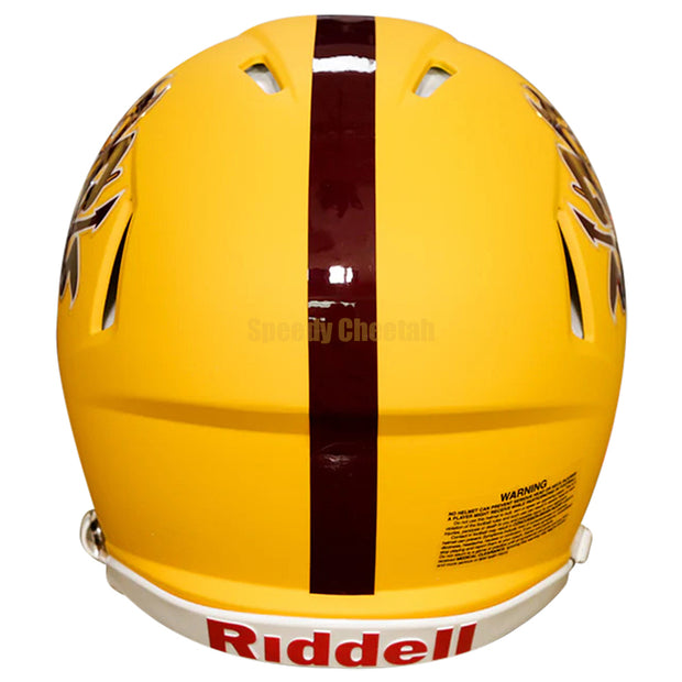 ASU Sun Devils Riddell Speed Authentic Helmet - Yellow Sparky