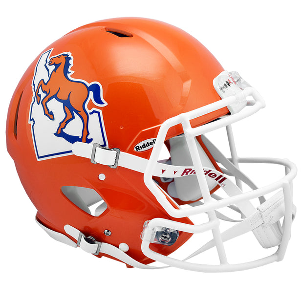 Boise State Broncos Riddell Speed Authentic Helmet - Orange Throwback