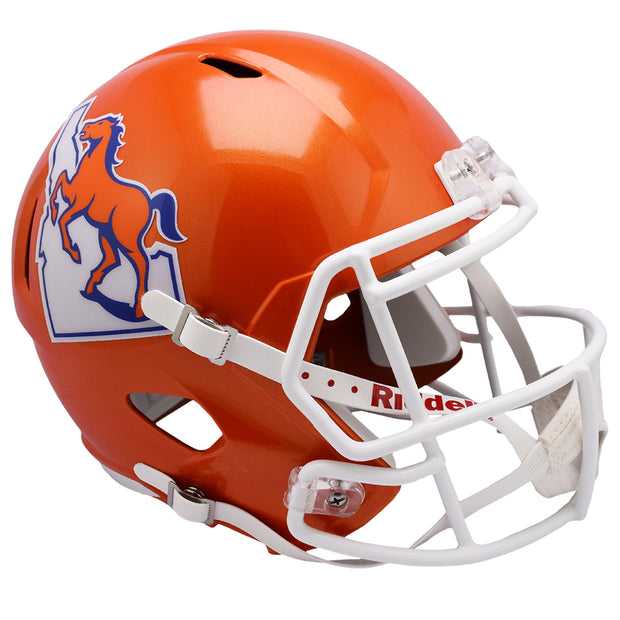 Boise State Broncos Riddell Speed Replica Helmet - Orange Throwback