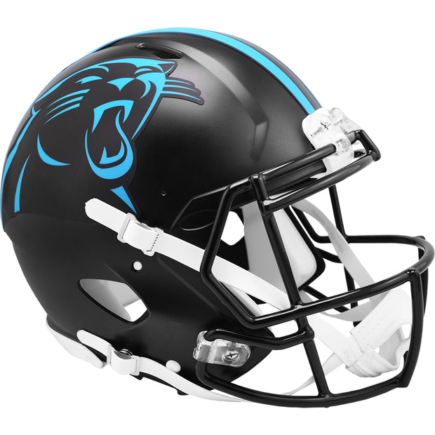 Carolina Panthers Riddell Speed Authentic Helmet - Black Alternate