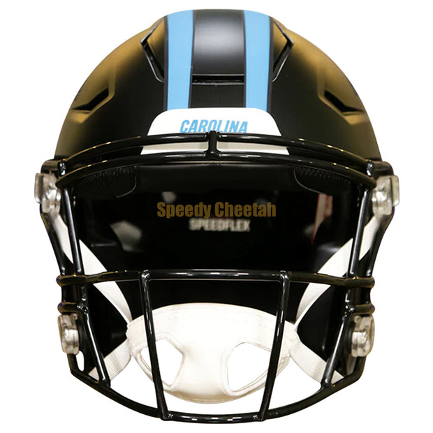 Carolina Panthers Riddell SpeedFlex Authentic Helmet - Black Alternate