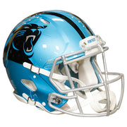 Carolina Panthers Riddell Speed Authentic Helmet - Flash Side View