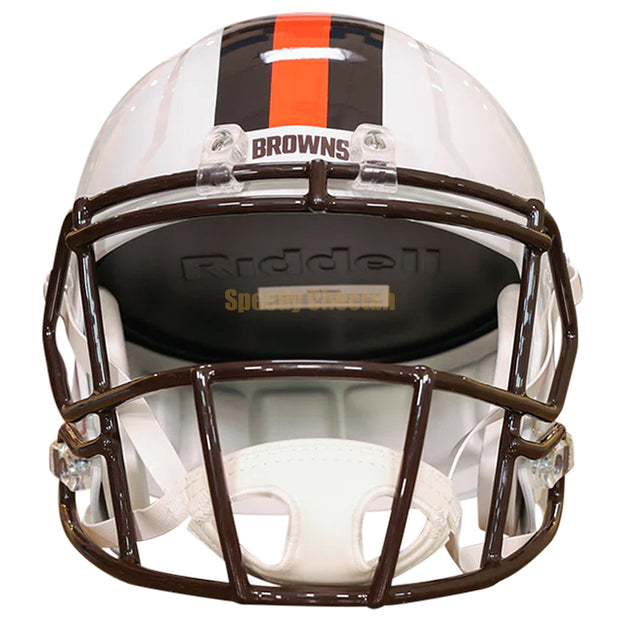 Cleveland Browns Riddell Speed Replica Helmet - White Alternate