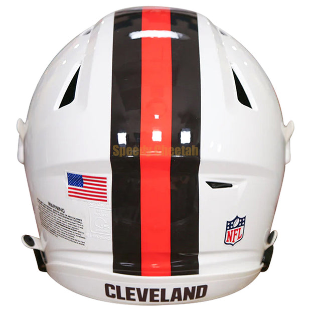 Cleveland Browns Riddell SpeedFlex Authentic Helmet - White Alternate