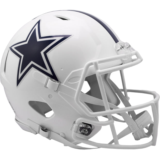 Dallas Cowboys Riddell Speed Authentic Helmet - White Alternate