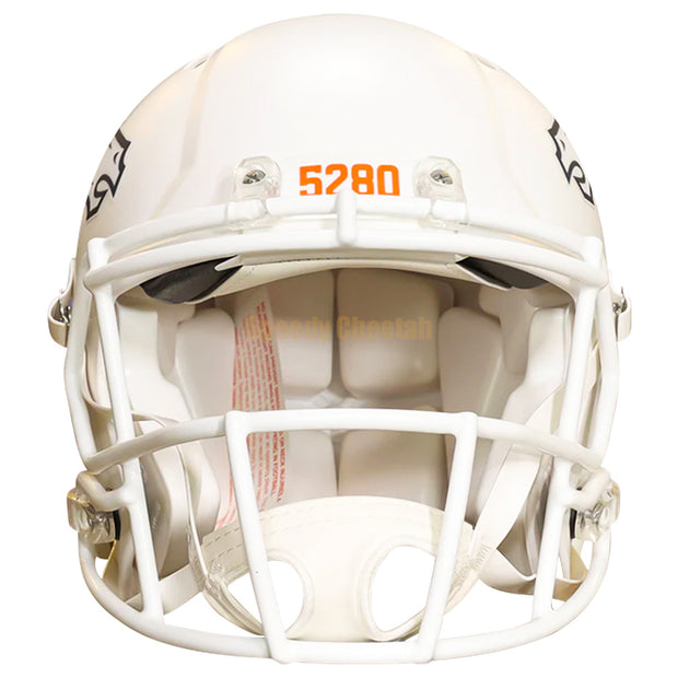 Denver Broncos Riddell Speed Authentic Helmet - White Alternate 2