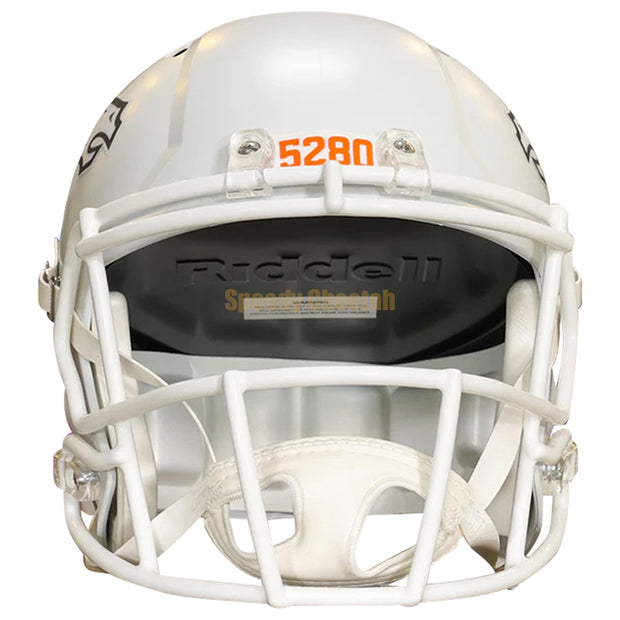 Denver Broncos Riddell Speed Replica Helmet - White Alternate 2