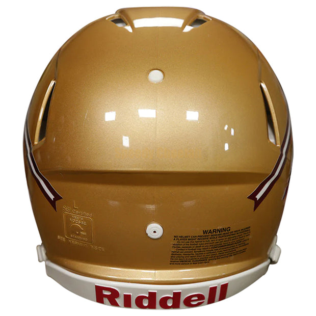 FSU Seminoles Riddell Speed Authentic Helmet - Metallic