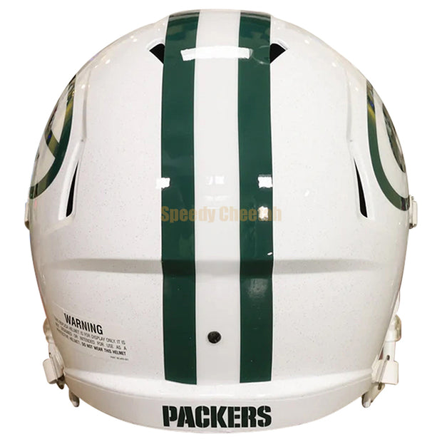 Green Bay Packers Riddell Speed Replica Helmet - White Alternate