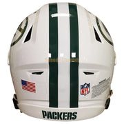 Green Bay Packers Riddell SpeedFlex Authentic Helmet - White Alternate