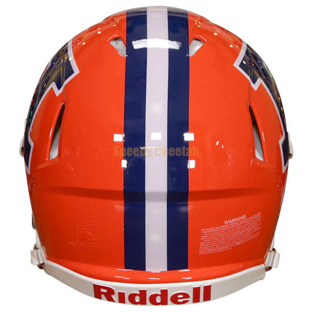 Illinois Fighting Illini Riddell Speed Authentic Helmet - Orange