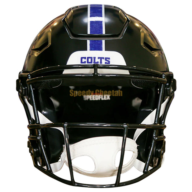 Indianapolis Colts Riddell SpeedFlex Authentic Helmet - Black Alternate