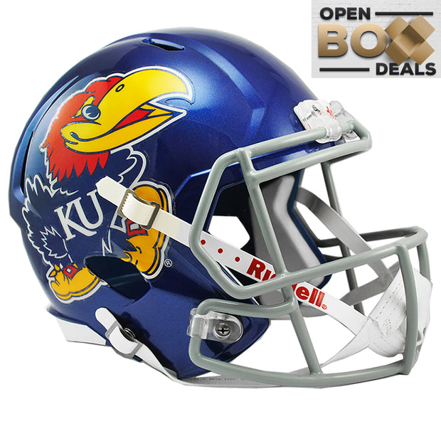 Kansas Jayhawks Riddell Speed Replica Helmet - OPEN BOX