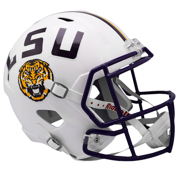 LSU Tigers Riddell Speed Replica Helmet - White