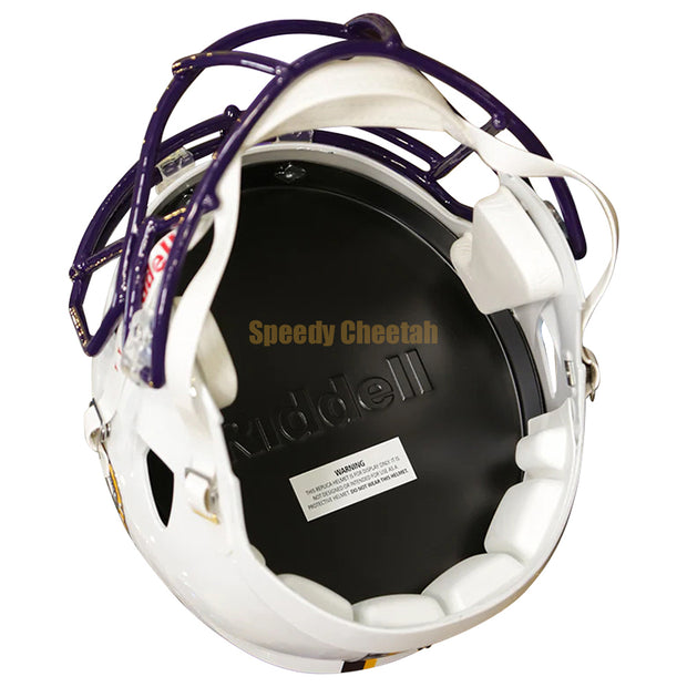 LSU Tigers Riddell Speed Replica Helmet - White