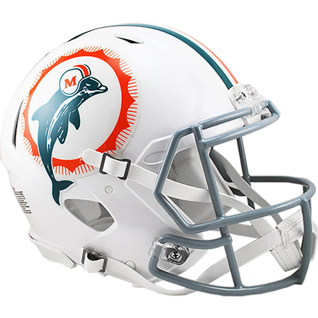 Miami Dolphins Riddell Speed Authentic Helmet - Throwback Tribute