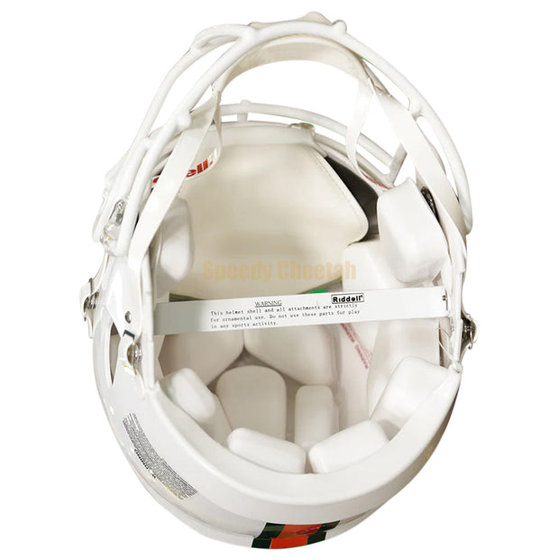 Miami Hurricanes Riddell Speed Authentic Helmet